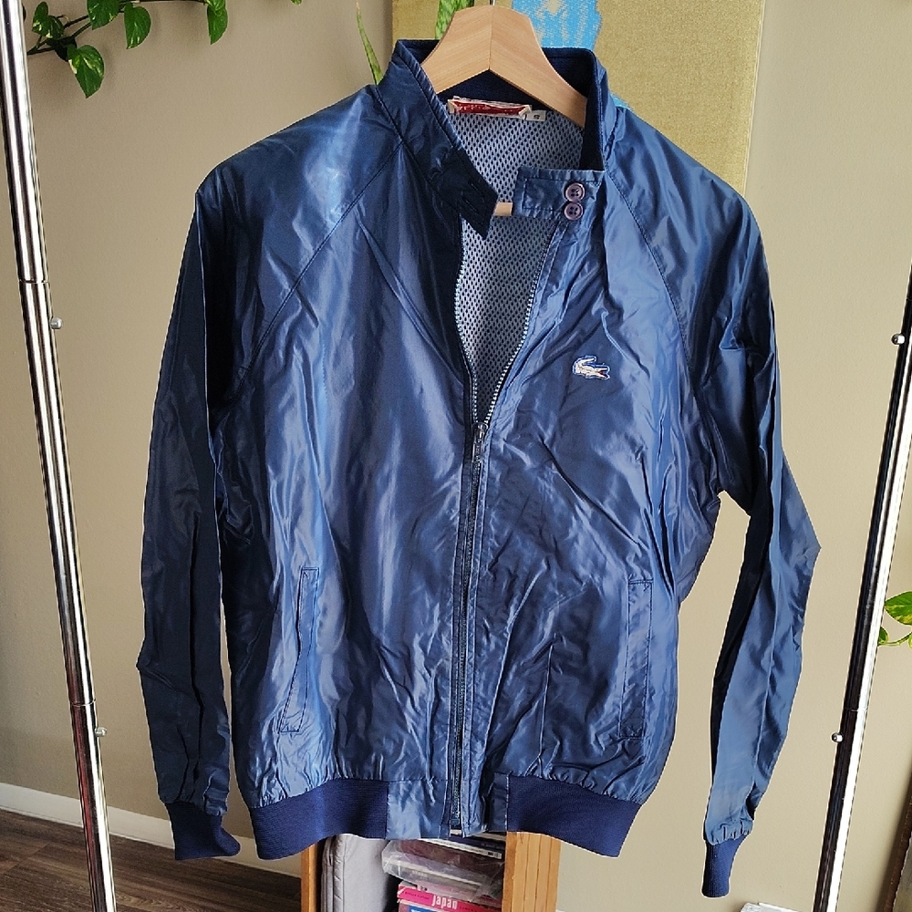 Lacoste Navy Windbreaker Jacket
